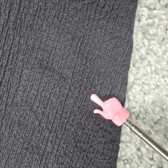 Habitat Clothes To Live In Shirt Womens Large Gray Cowl Neck Long Sleeve Minimal - Picture 8 of 12